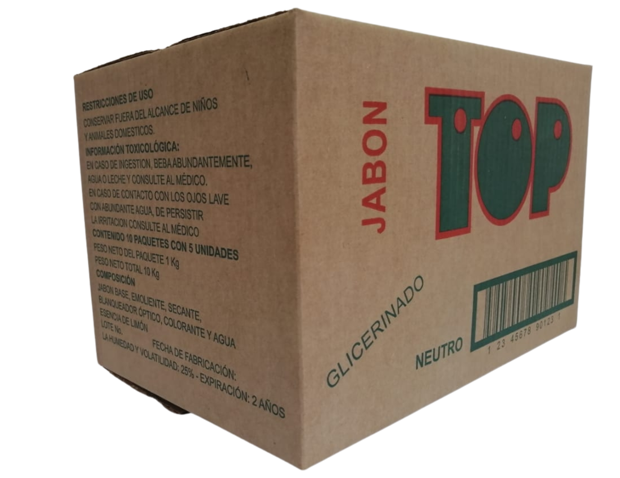 Caja mayorista de Jabón TOP